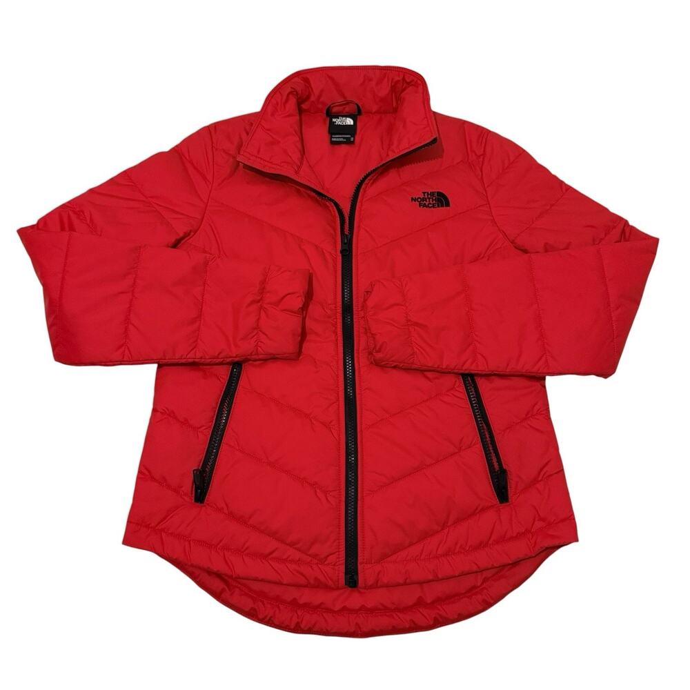 Women's North Face Puffer Jacket Lightweight Red Size XS FNOA3XAM